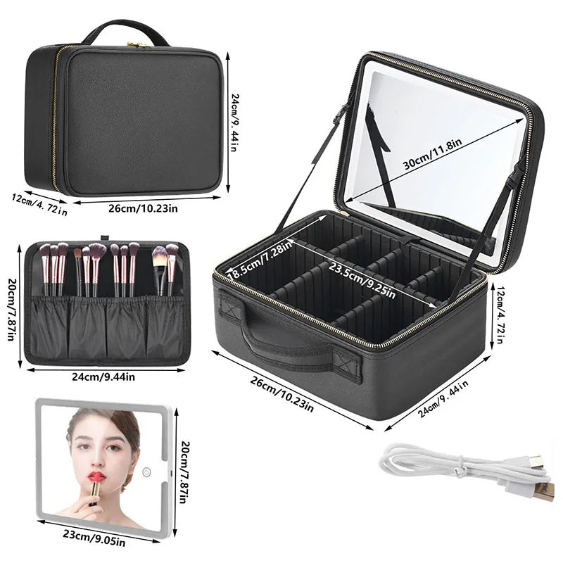 Coffret à maquillage LED